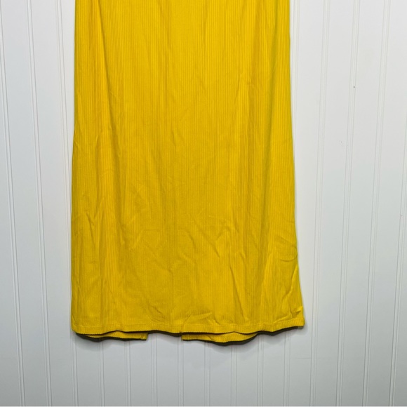 H&M High Neck Ribbed Cross Back Midi Dress - Picture 4 of 7